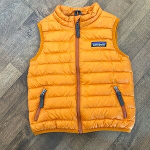 Patagonia Orange Puffer Vest